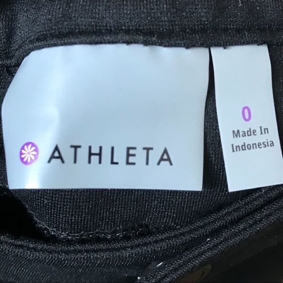 Athleta Sz 0 Black Ponte Classic Pant - Picture 5 of 8